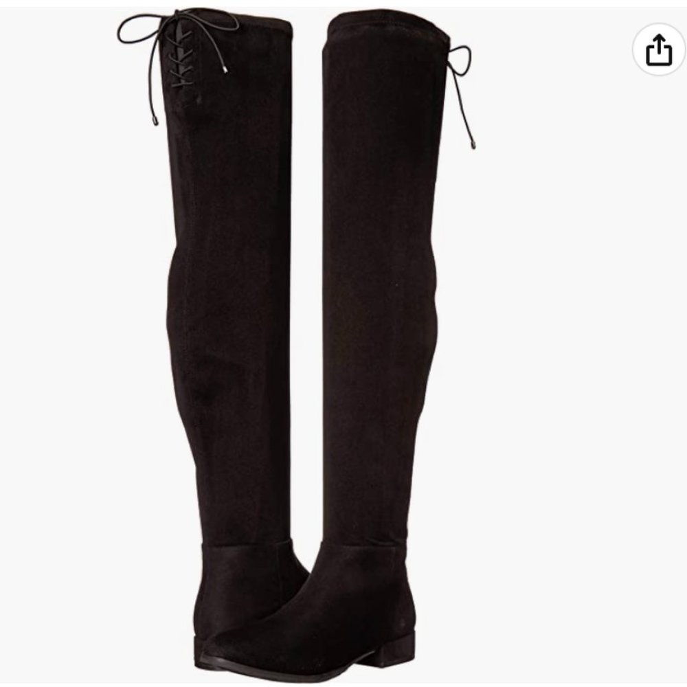 Chinese Laundry - Size 9.0 - Richie Over the Knee Flat Suede Boots